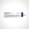 Blank white ointment tube mockup, 3d rendering.