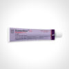 Blank white ointment tube mockup, 3d rendering.