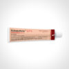 Blank white ointment tube mockup, 3d rendering.