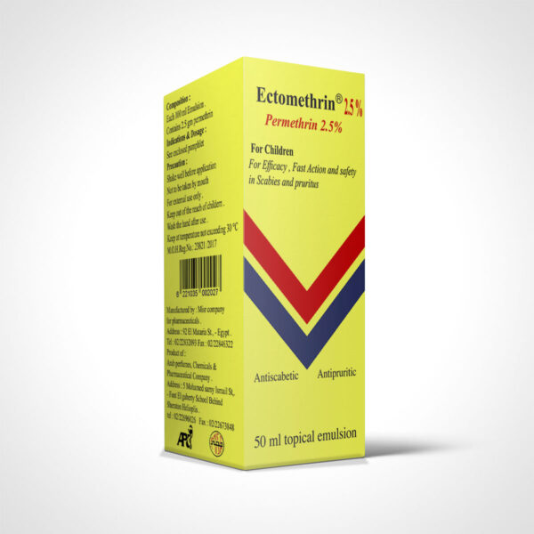 Ectomethrin 2.5% Topical Emulsion-Pack